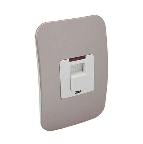 VETi 1 Isolator Switch with Indicator 2P 30A 4 x 2 - White Module