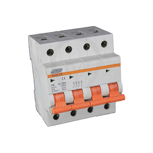 VETI Four Pole Isolator Switch