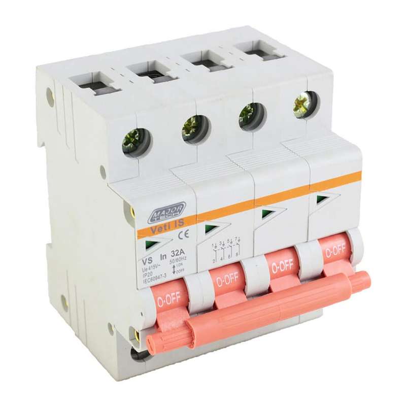 VETI Four Pole Isolator Switch