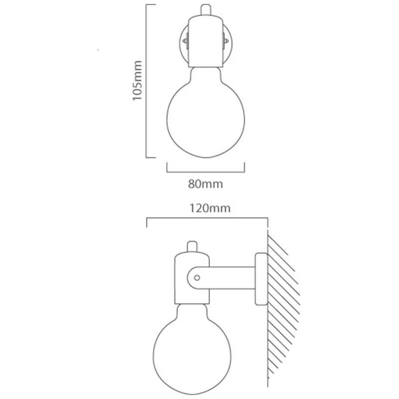 EGLO Tirana Wall Fitting 40W E27
