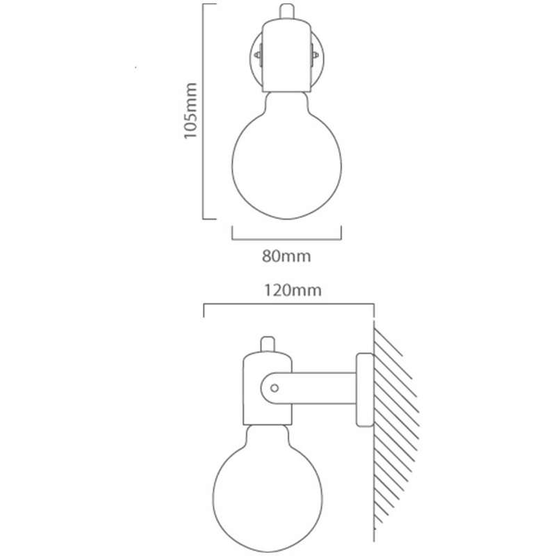 EGLO Tirana Wall Fitting 40W E27