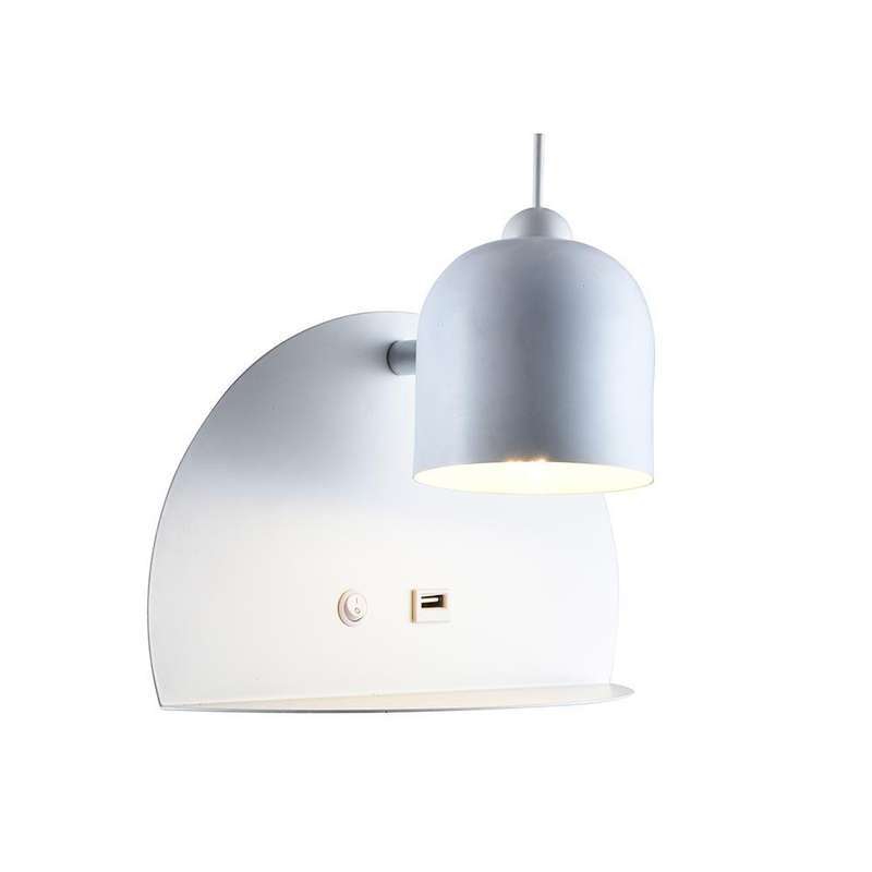 Eurolux Metal Wall Light with USB 260mm