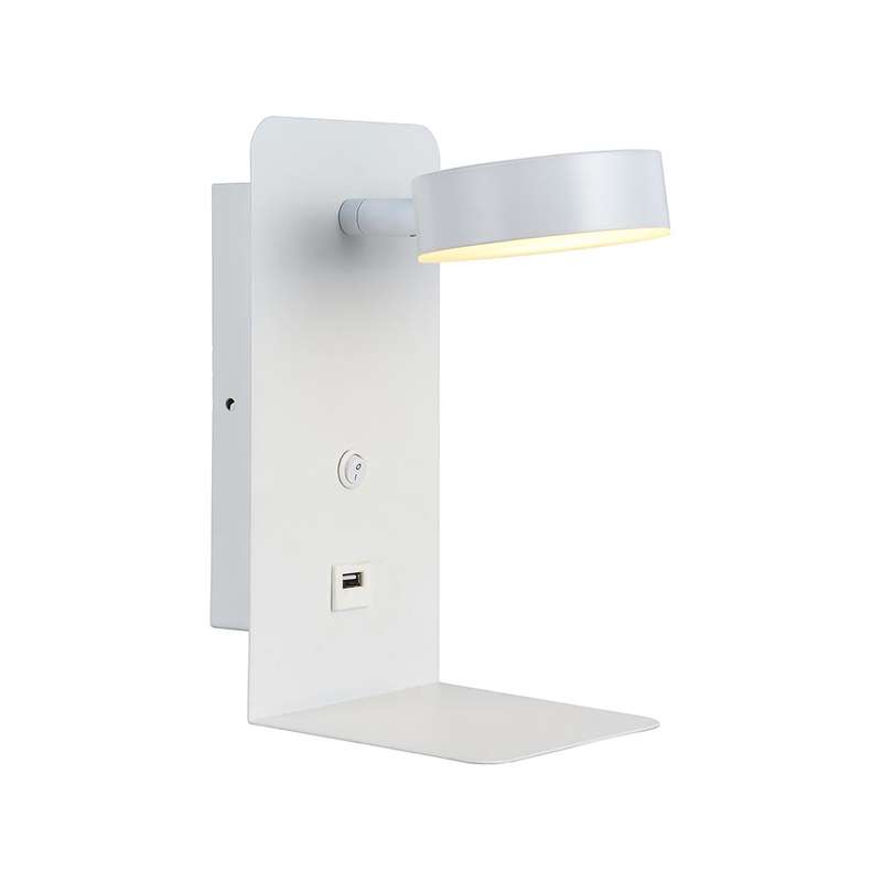 Eurolux LED Wall Light with USB 140mm