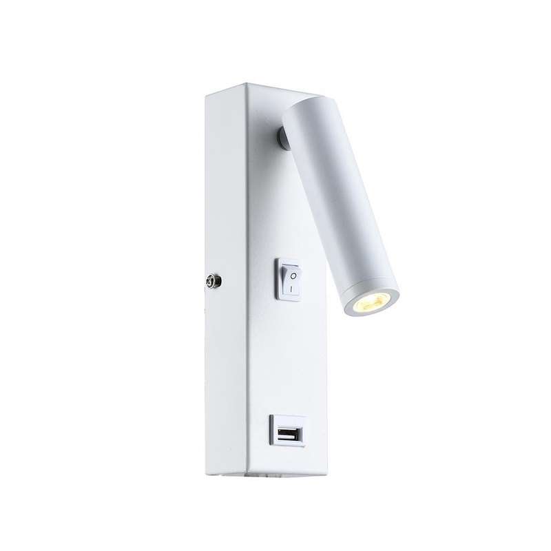 Eurolux Wall Light with USB 50mm