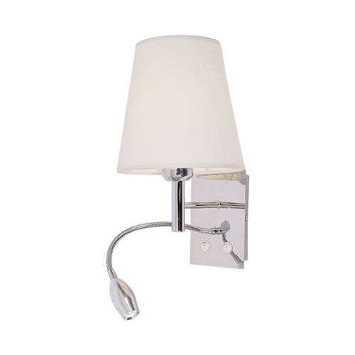Bright Star LED Chrome Wall Lighting Cream