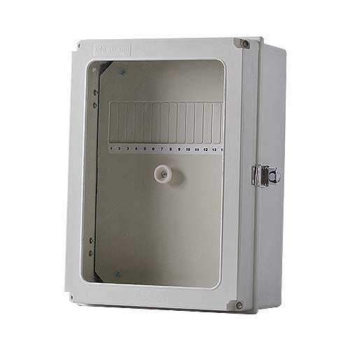 Allbro Weatherproof Surface DB Box Samite 12-Way - 350 x 250 x 160mm