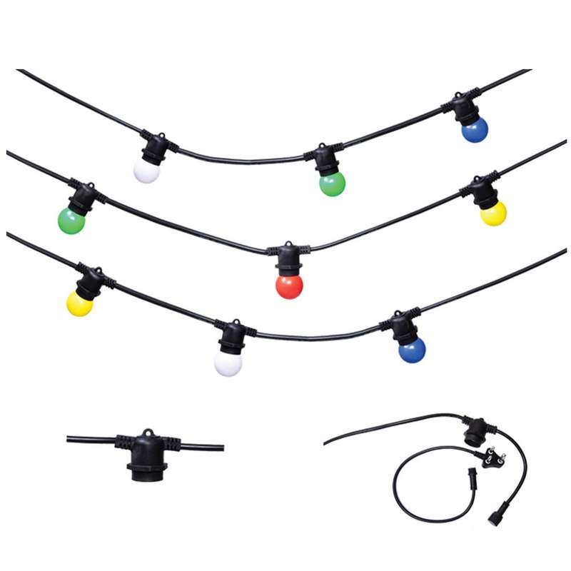 Bright Star Outdoor Multicolour Festoon Lights