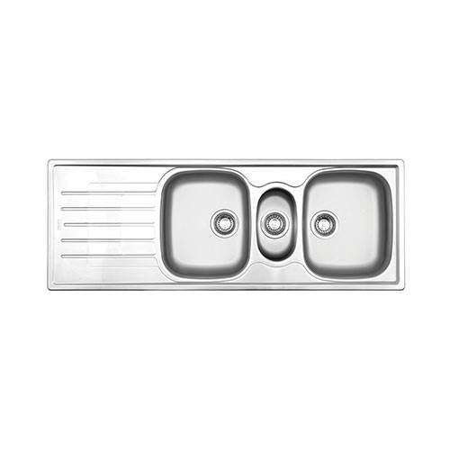 Franke Cascade CDX 671 Double Bowl Inset Sink - Stainless Steel