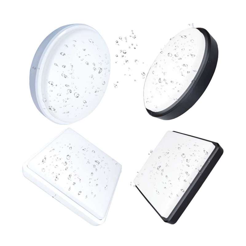 PioLED HERO Round Bulkhead 24W 2520lm 3CCT - Black / White