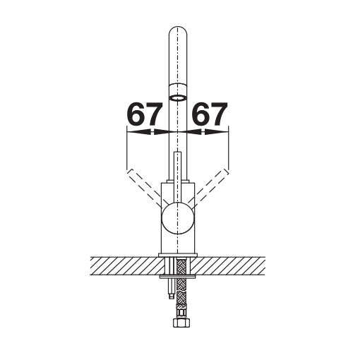 BLANCO Mida Sink Mixer