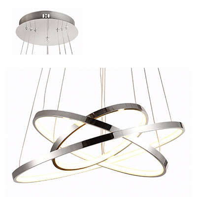 3 Ring Circular 60W Metal Pendant LED