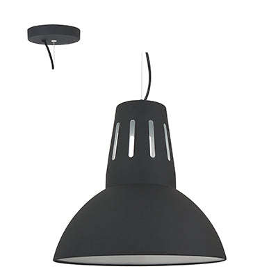 Large Dome Shaped Metal Pendant