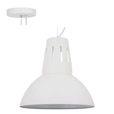 Large Dome Shaped Metal Pendant
