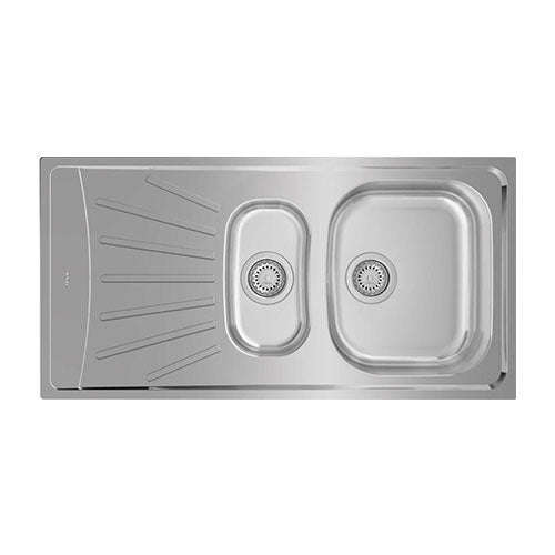 Teka Starbright Single Bowl Inset Sink with Tidy- Stainless Steel