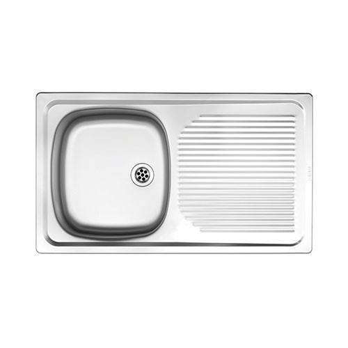 Franke Trendline 711 Single Bowl Overmount Sink 800 x 460mm - Stainless Steel