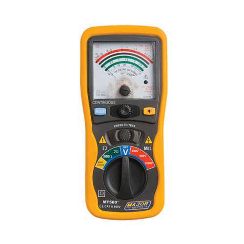 Major Tech Analogue Insulation Tester 250/500/1000V