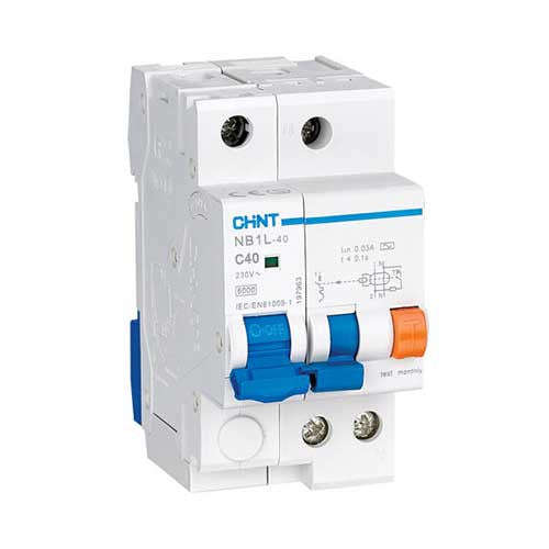 Chint 30mA 1P+N Earth Leakage Unit - 40A