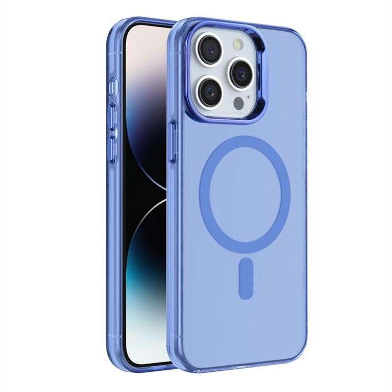 Stylish PC Bumper Case for iPhone 16 - Magnetic & Wireless Charging Ready