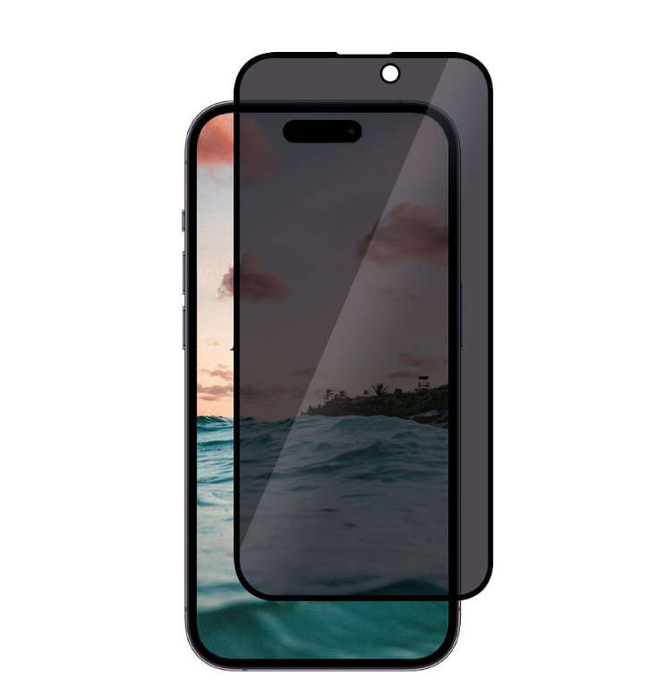 Anti Spy Privacy Tempered Glass Screen Protector For Iphone 15 Pro Max