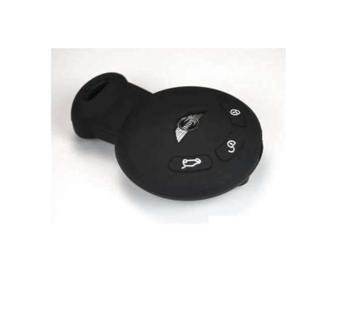 Carbon Design Silicone Key Cover Fob Case Compatible with Mini Cooper