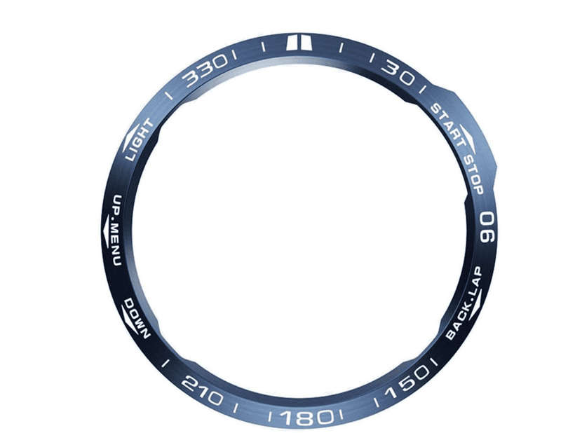 Metal Anti-Scratch Bezel Ring Protector For Garmin Fenix 6X - Blue