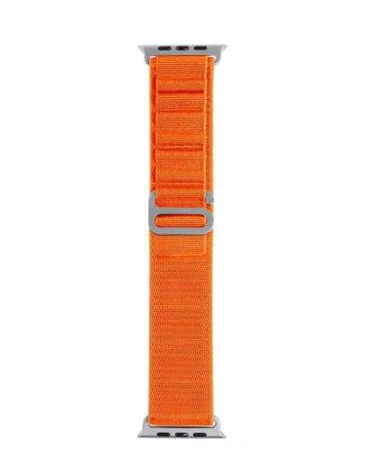 Braided Durable Nylon Watch Strap For Apple Watch 42 44 45 49MM - Orange