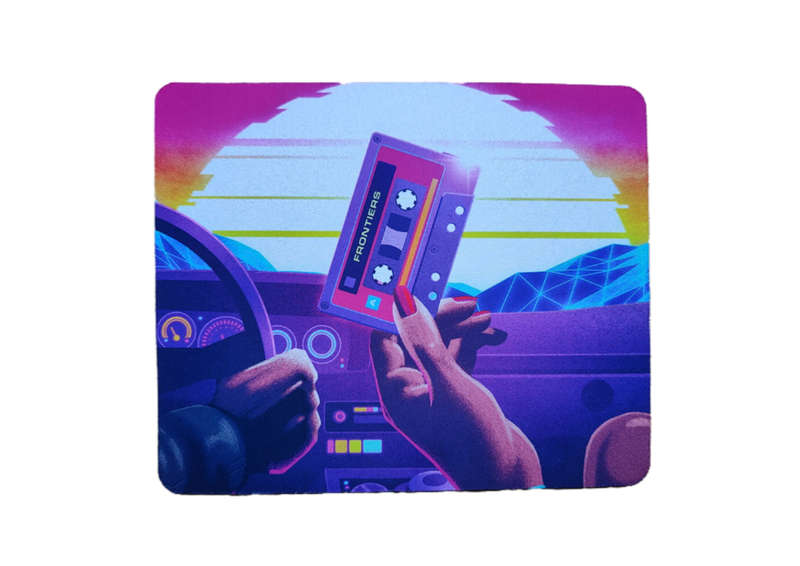 Retro Automotive Design Mouse Pad