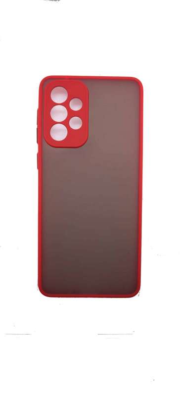 Dual color matt TPU Case for Samsung A33 5G - Red