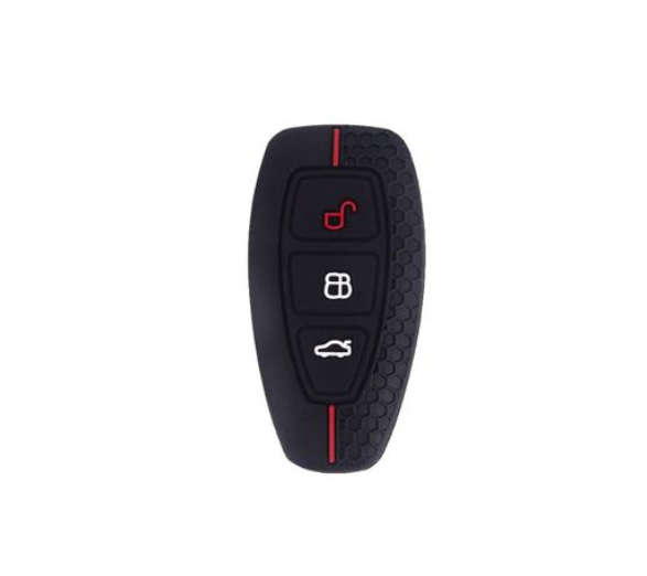 SSA Silicone Key Fob Case Compatible with Ford Focus, Ecosport, Kuga