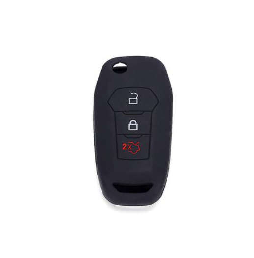 Silicone Key Fob Case Compatible with Ford Ranger,Fiesta, Ecosport