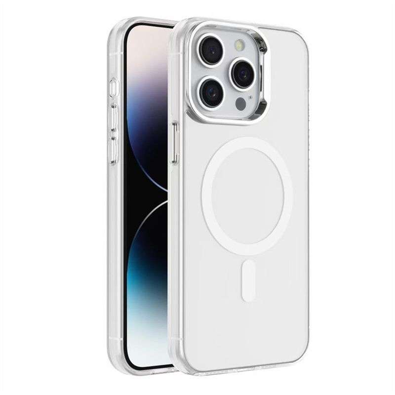 Stylish PC Bumper Case for iPhone 16 - Magnetic & Wireless Charging Ready
