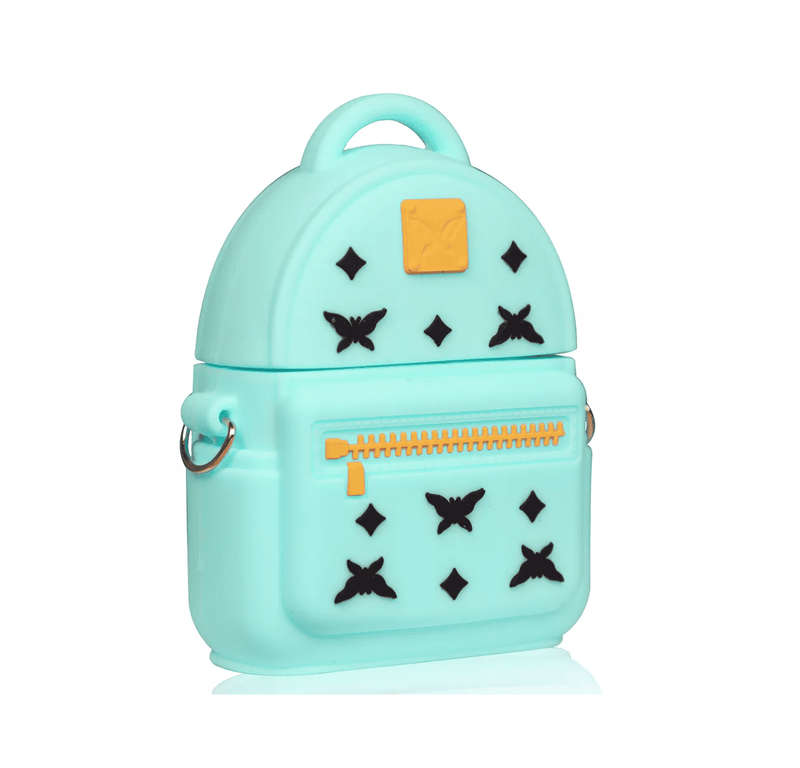 3D Backpack Bag Series Airpods Case for Airpods 1 and 2 - Blue