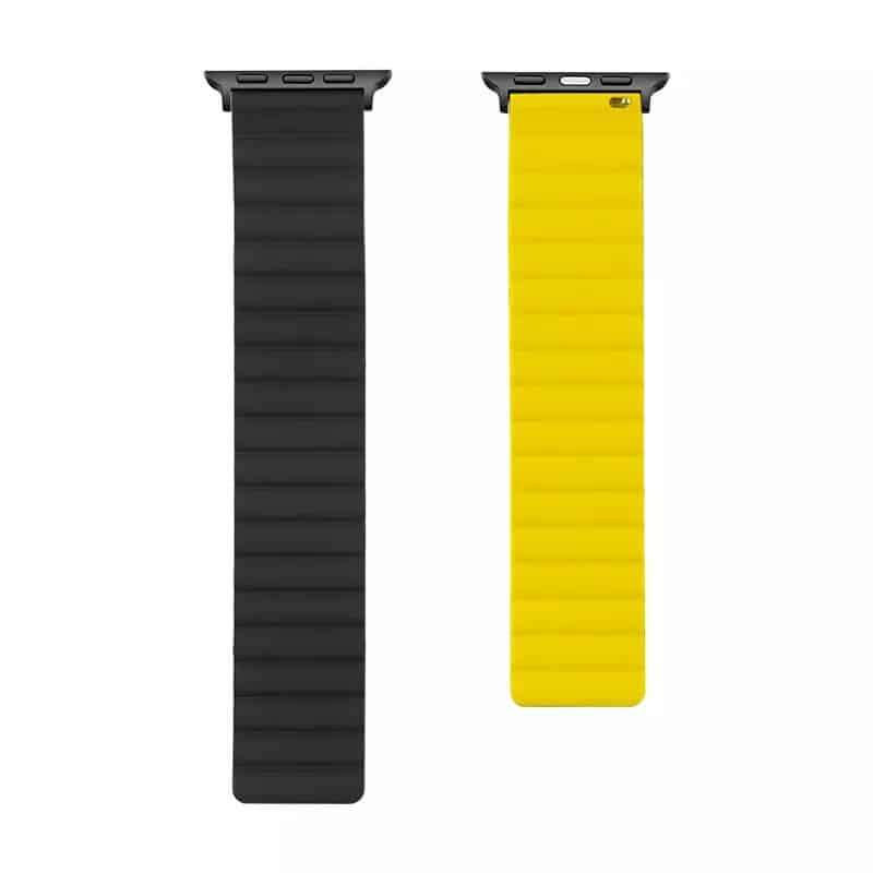Puff Loop Band for Apple Watch Strap 38/40MM Smartwatch Black & Yellow