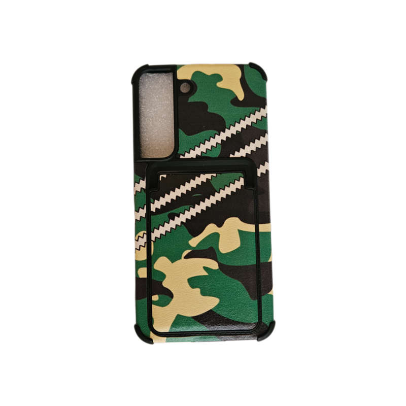 Leather Camo Phone Case for Samsung Galaxy S22