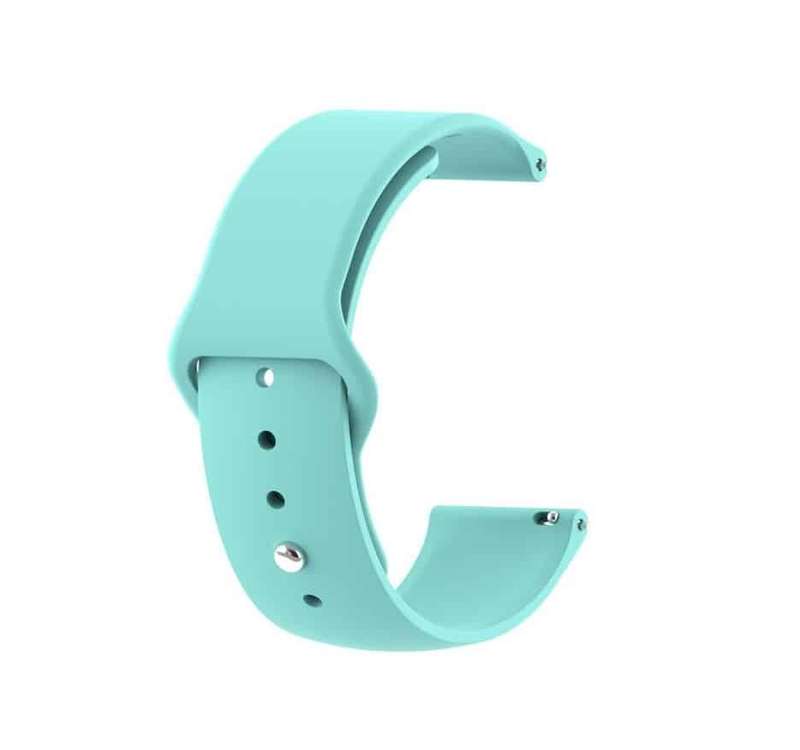 20mm Silicone Replacement Strap for Samsung Galaxy Active 2 smart watch - Blue