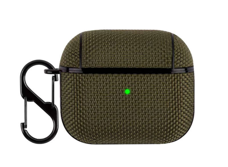Nylon Armour Case for Airpods 1 and 2 - Tan Gold