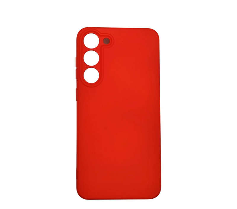 Silicone Back Cover For Samsung Galaxy S23 - Red