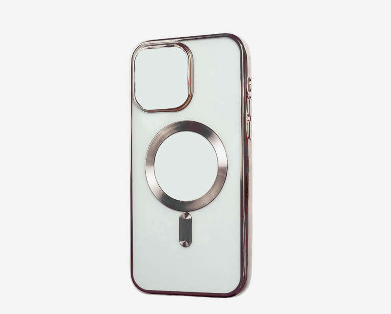 Electroplated MagSafe Cover Protector for iPhone 15 Silver