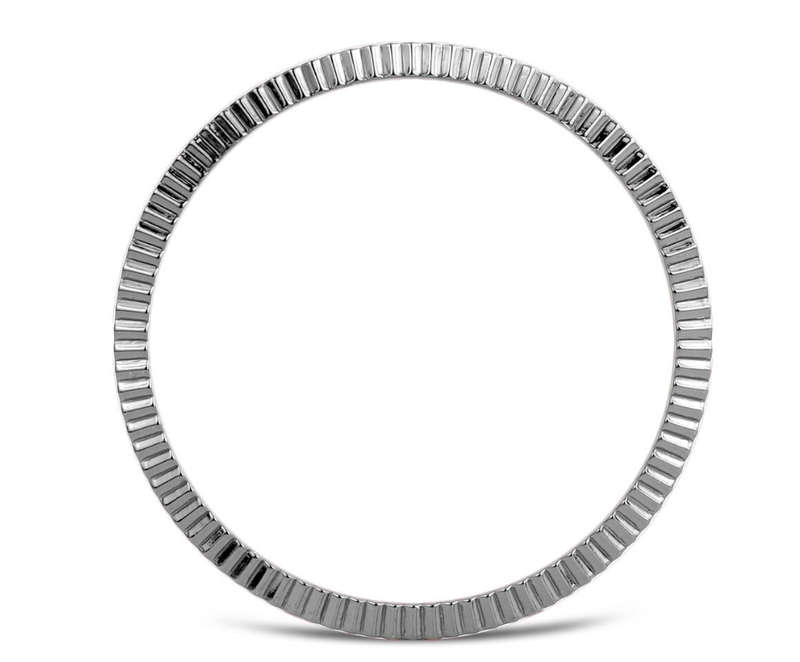 Wave Bezel Cover for Samsung Galaxy Watch 3/4, 41/42mm - Silver