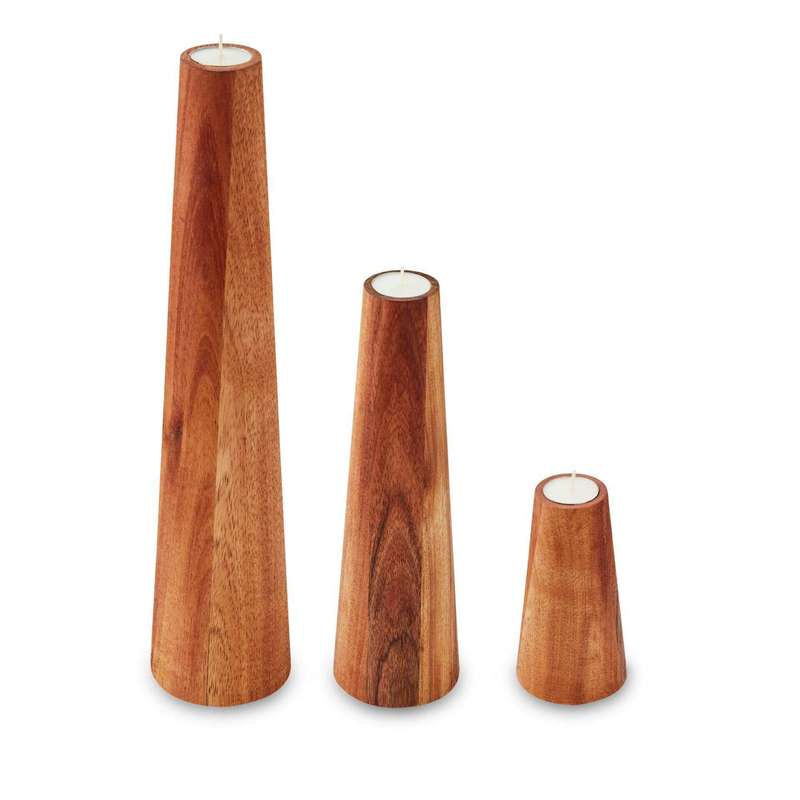 Candlestick: Arcturus - Medium - Blackwood