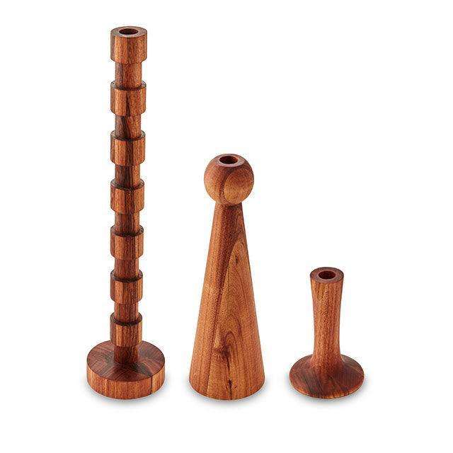 Candlestick: Rigil - Small - Blackwood