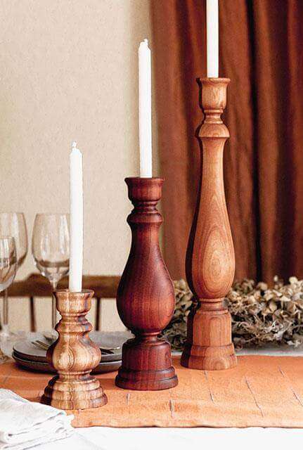 Candlestick: Sirius - Large - Blackwood
