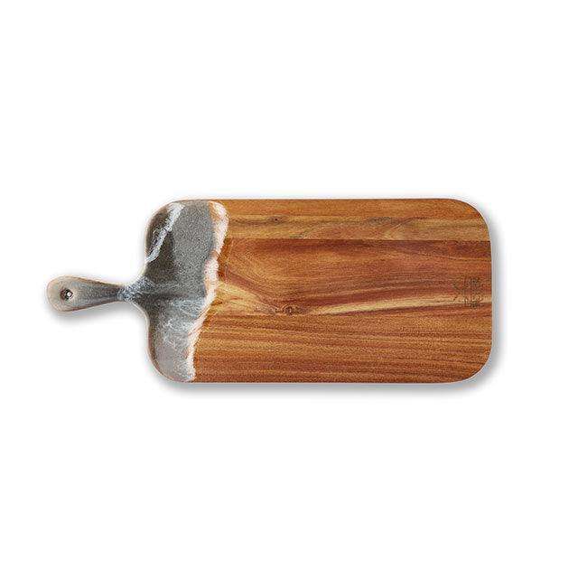 Cheese Board In Resin Black Large