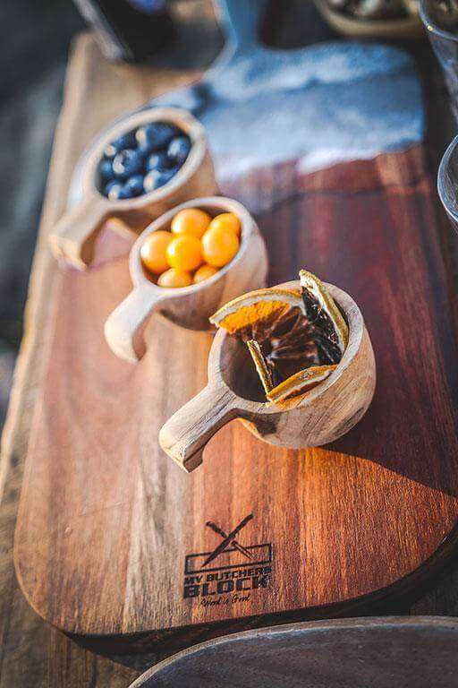 Cheese Board In Resin Black Medium