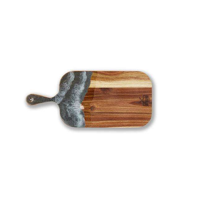 Cheese Board In Resin Black Medium