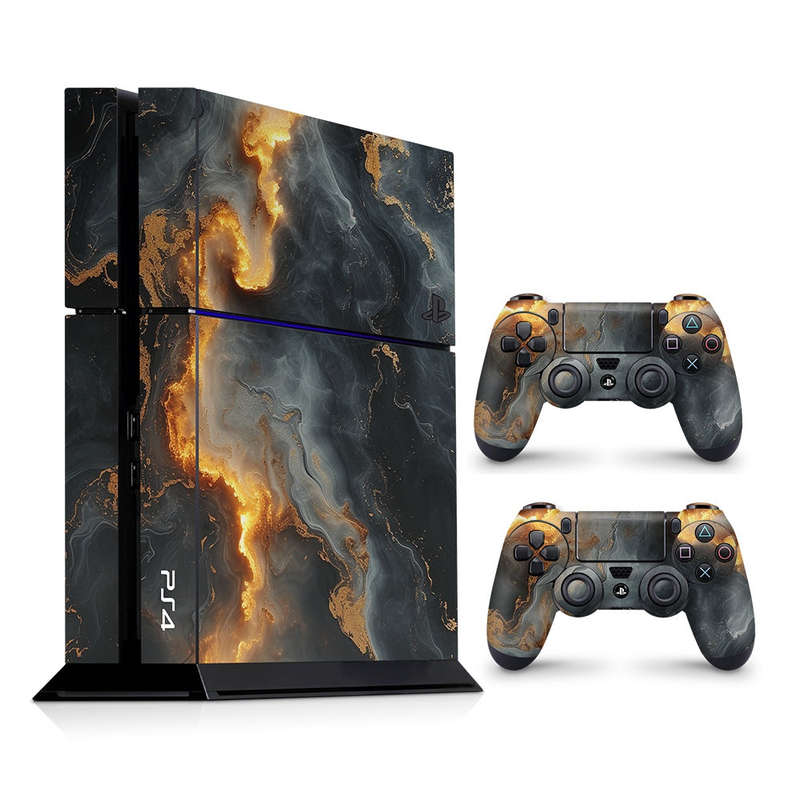 Decal Skin Sticker for PS4: Marbled Deep Glow
