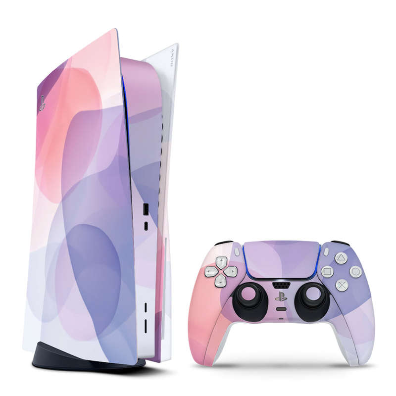 Decal Skin Sticker Compatible with PS5: Soft Pastel Fusion
