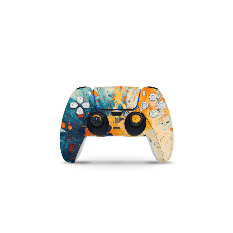 Decal Sticker Skin For PS5 Digital: Abstract Splash Art