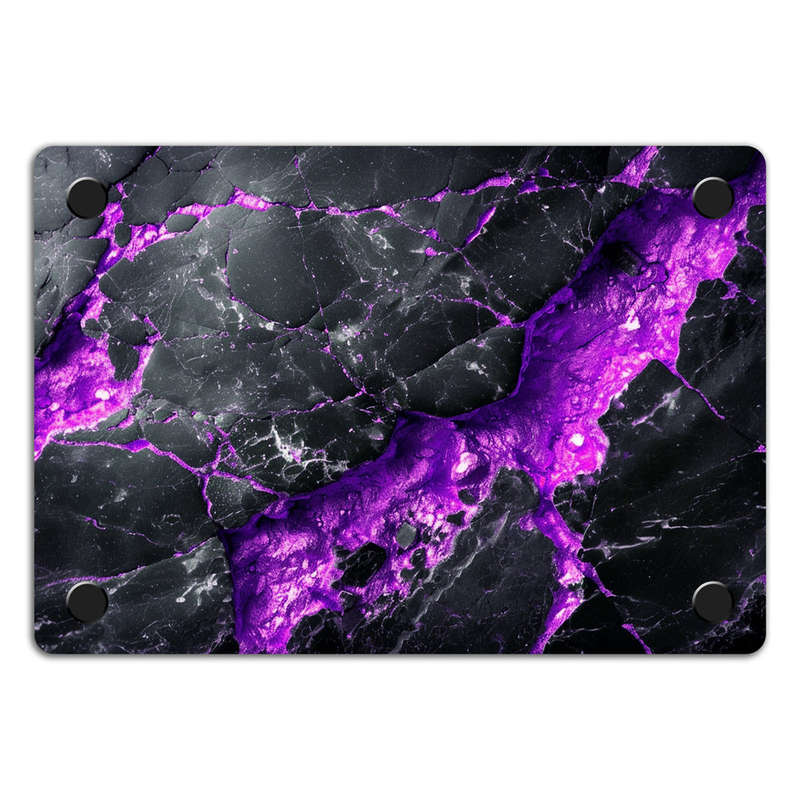 Apple MacBook Decal Skin Sticker: Carbon Stone Purple