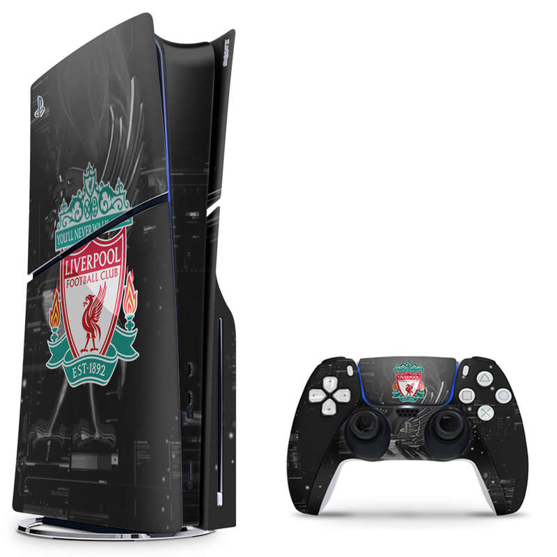 SkinNit Decal Sticker Skin For PS5 Slim : Liverpool